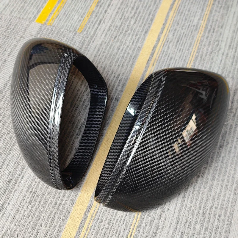 Suitable for  2018-2024 Cayenne Panamera Carbon Fiber Rearview Mirror 718Boxster Cayman 911Carrera Rearview Mirror
