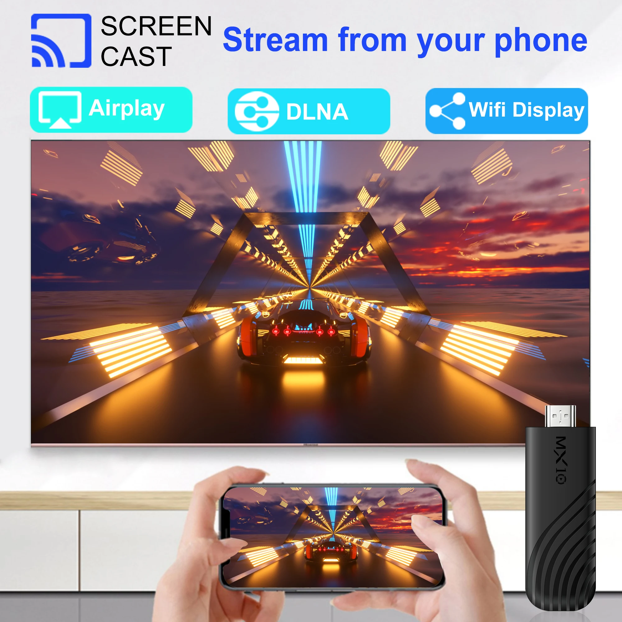 Perangkat Streaming Pintar MX1 - Smart Tv Stick ulasan dan harga