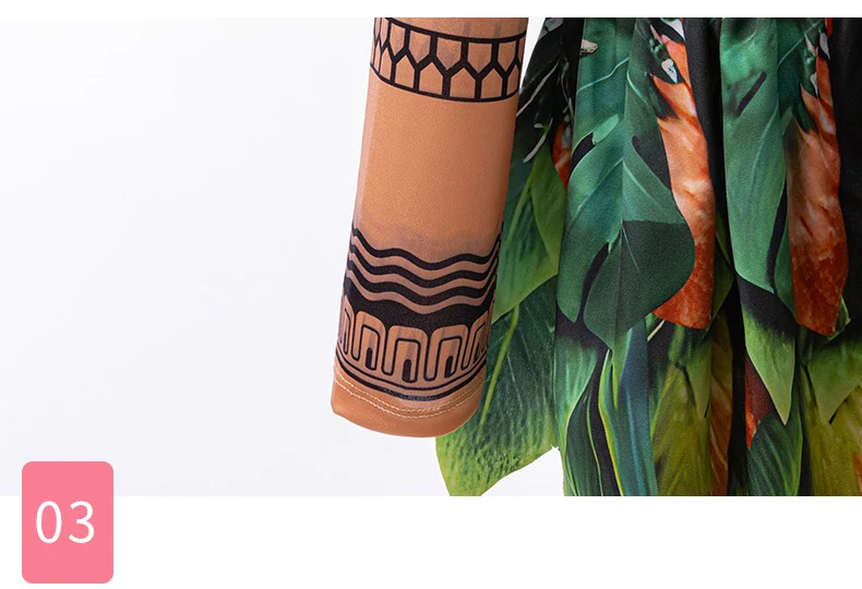 Kinder Jungen Maui Demi God Tattoo Bedruckte Hosen Kostüm für Schule Talentshow Geburtstagsparty Halloween Karneval Cosplay Verkleidung – Detail 7