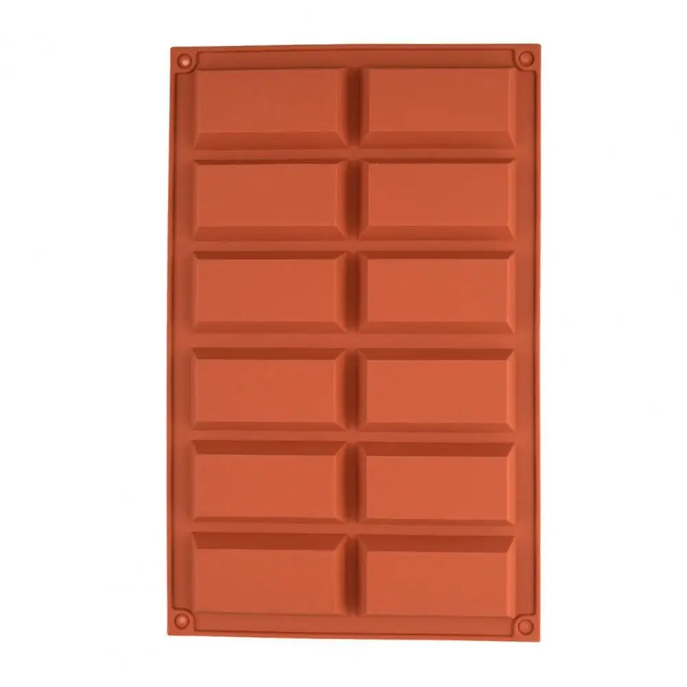 Easy to Clean Chocolate Mold Extra Deep Silicone Chocolate Mold for Stuffed Bar Square Knafeh Nut Desserts Candy for Chocolate