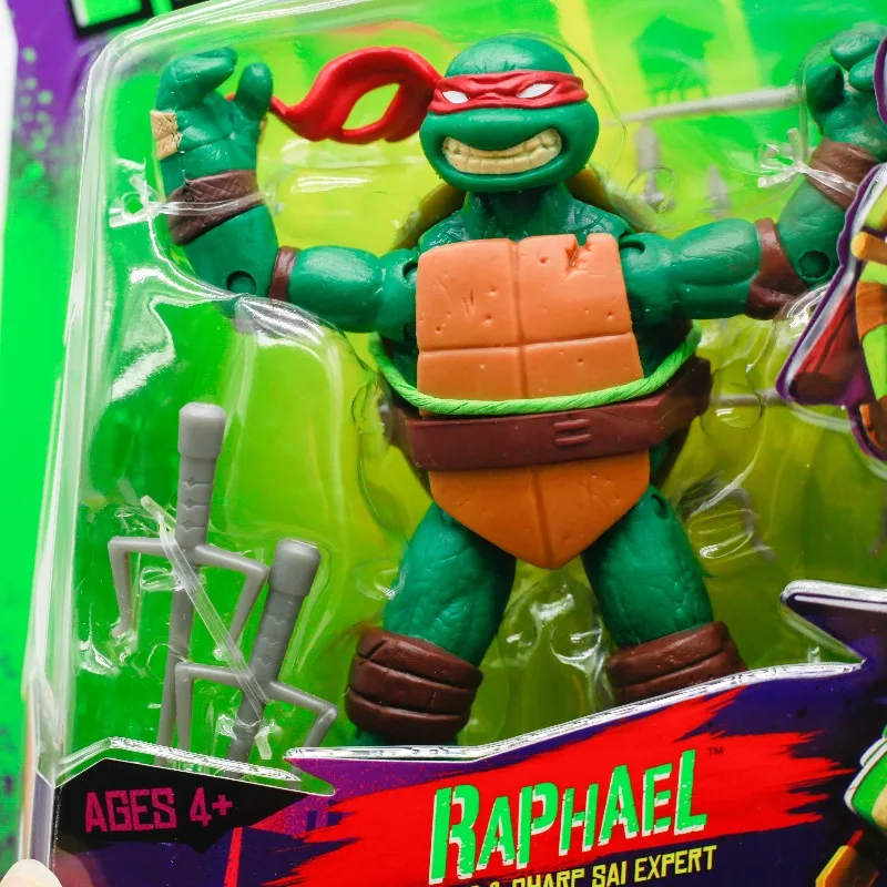 زملاء اللعب الأصلي الجديد في سن المراهقة سلاحف النينجا التقطيع رافائيل ليوناردو دوناتيلو مايكل أنجلو يمكن أن تتحرك ألعاب الشكل