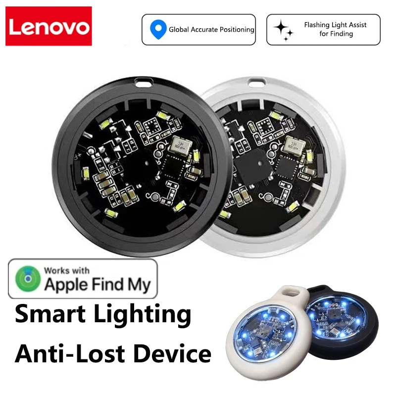 Lenovo GPS Tracker Bluetooth 5.0 Anti-Lost GPS Device Pet Elderly Kid Bag Wallet Car Tracking For IOS Smart Finder Locator
