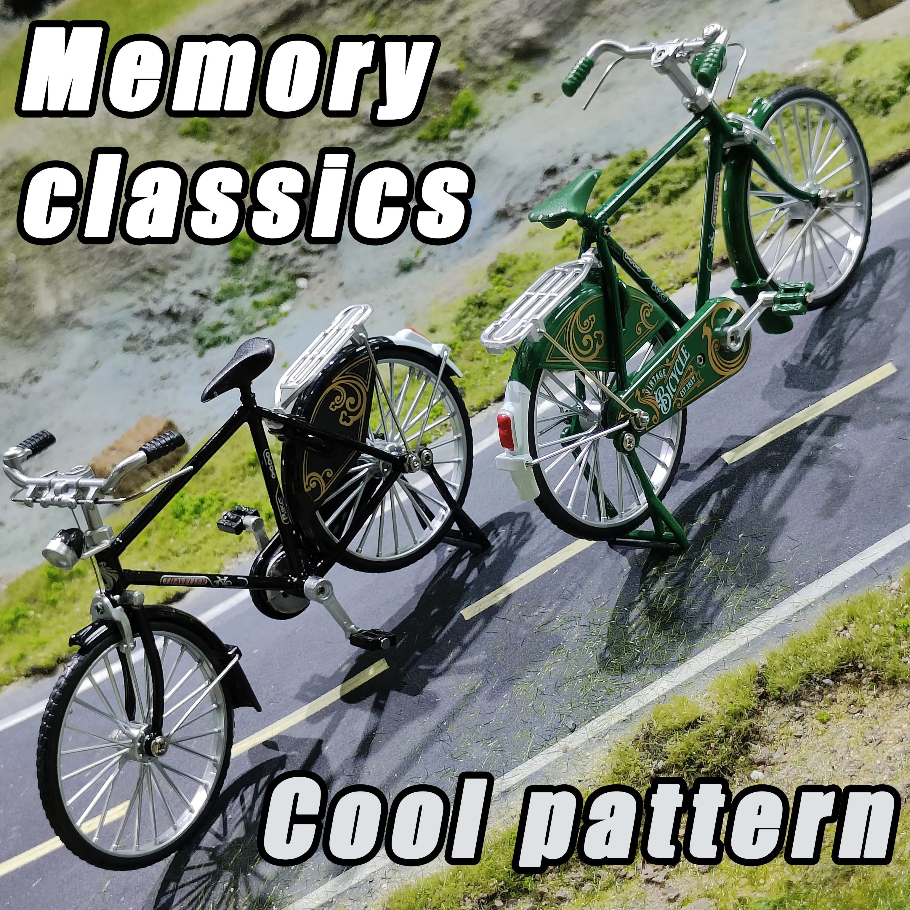 จักรยานวินเทจยุค 60s 70s ของเล่นเด็ก รุ่นคลาสสิกสไตล์เรโทร แรงบันดาลใจจากงาน Tweed Run สำหรับเด็ก