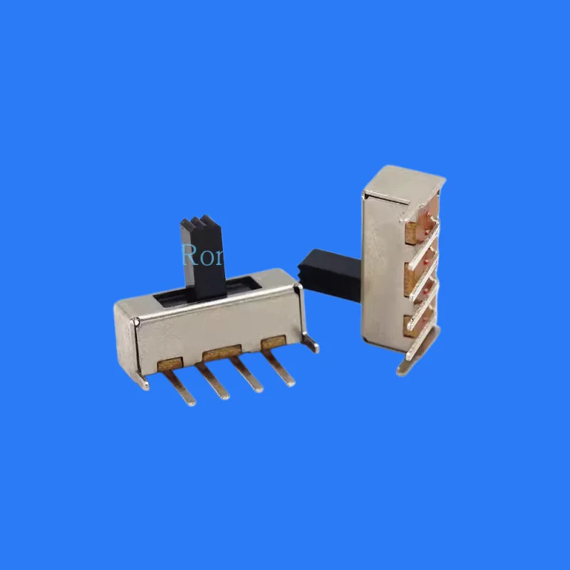 

100 шт./компл. SS-13F24(1 P3T) 3-скоростной тумблерный переключатель с 2 фиксированными ножками, четырехножный, с изогнутыми ножками, горизонтальный