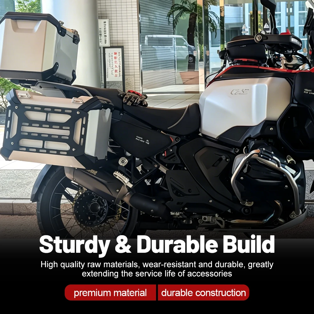 Motorcycle Top Box Rear Luggage Case Aluminum Trunk Tail Box Protective Cover For BMW R1300GS Adventure R1300 GS