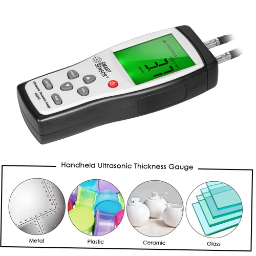 Imagen 2 del producto Medidor de Espesor Ultrasónico Profesional SMART SENSOR, Medidor de Espesor Digital LCD Portátil, Medidor de Profundidad de Alta Precisión