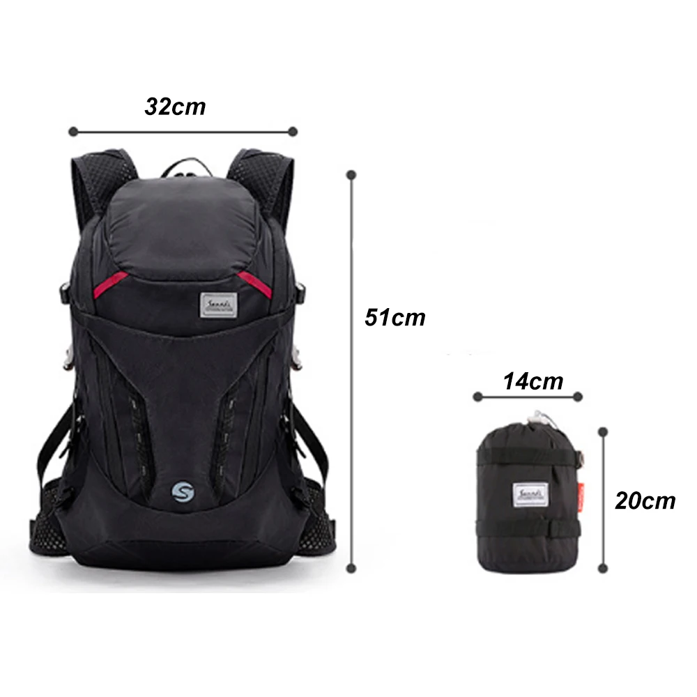 Imagem -02 - Leve Portátil Dobrável Mochila à Prova Dultralight Água Dobrável Bolsa Ultraleve Pacote ao ar Livre para Unisex Viagem Caminhadas