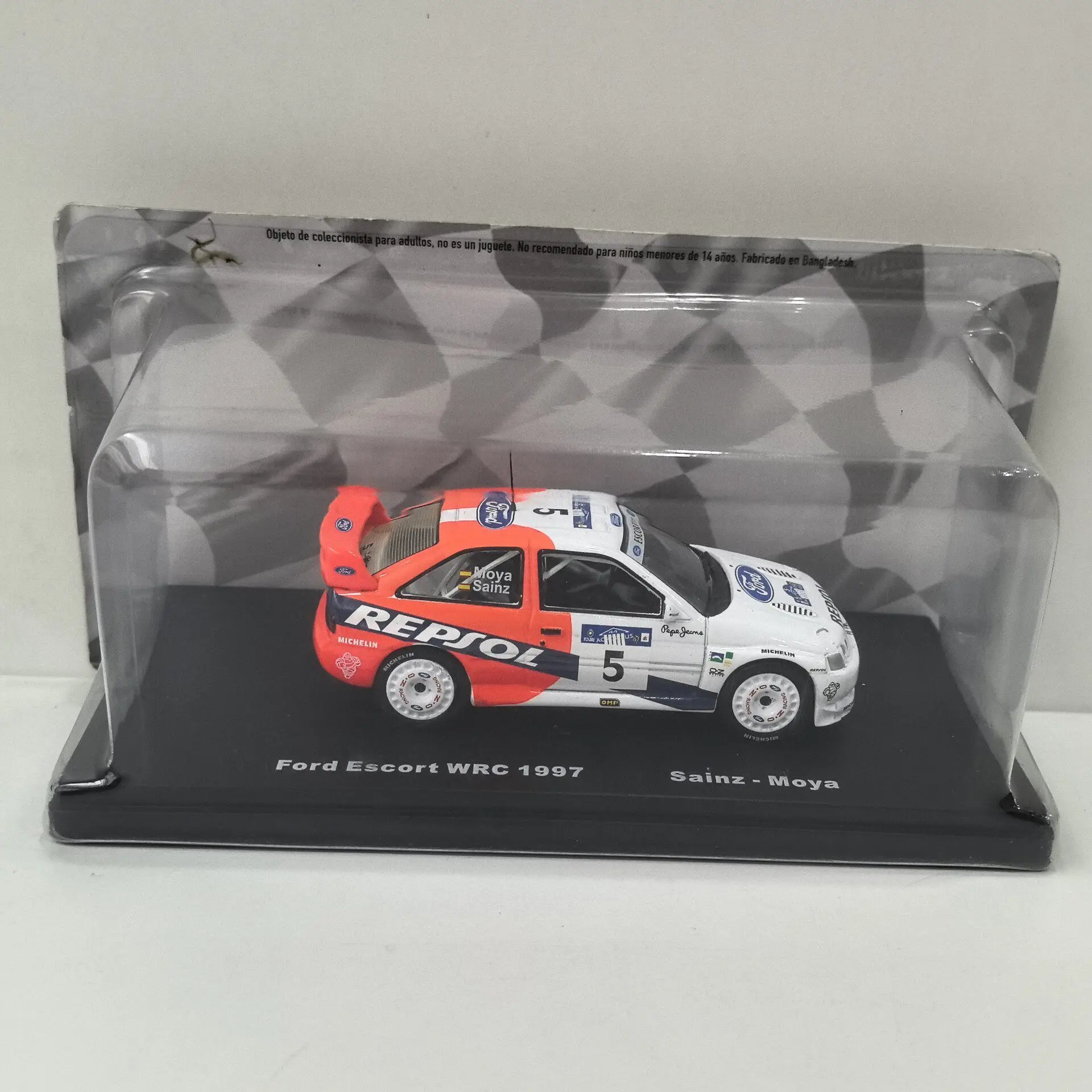

Diecast IXO 1/43 Scale FORD ESCORT WRC # 5 1997 Rally Racing Q2 Alloy Car Model