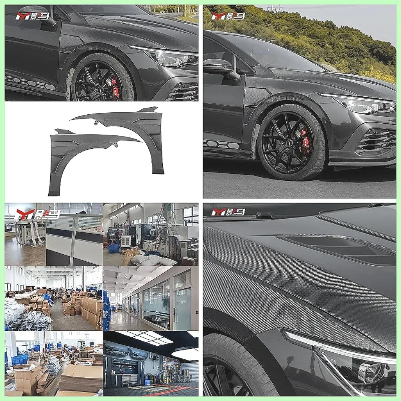 

Переднее крыло из карбона для VW Golf 8 MK8 | Легкий и вентилируемый дизайн | Левая/правая сторона