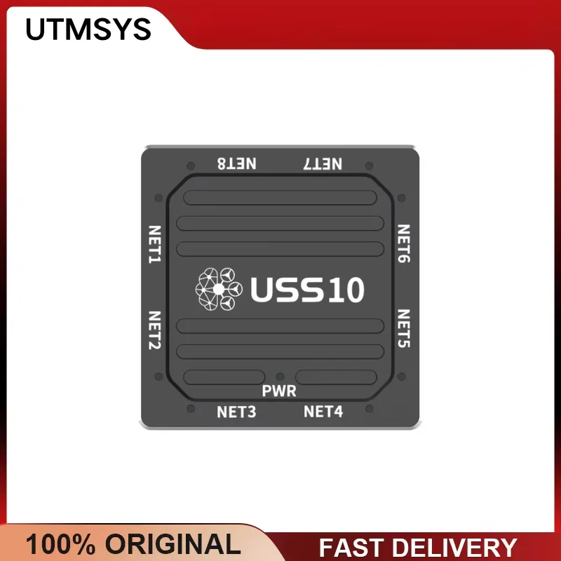 UTMSYS USS10 Onboard 100M Ethernet Switch, 8 Ports GH1.25 Interface 5-12V, Network Switching Module, UAV Drone Flight Controller