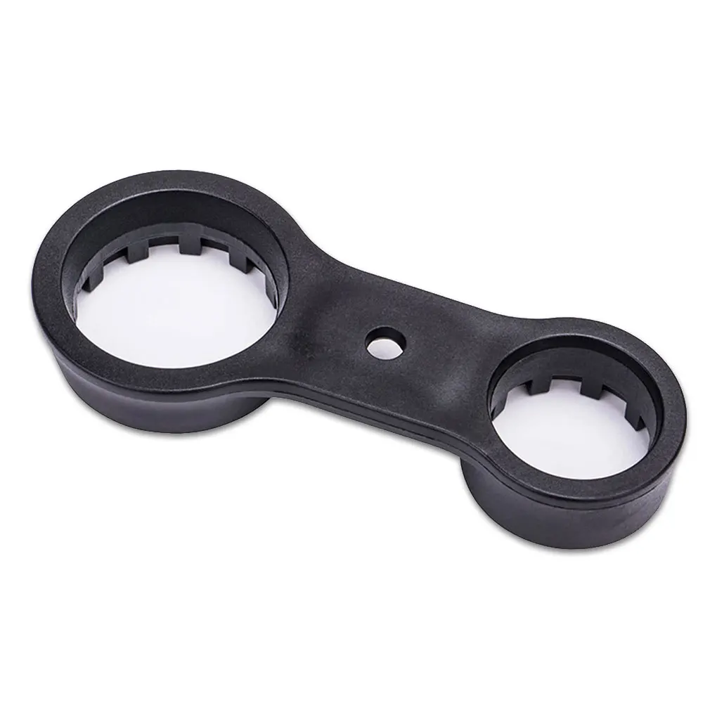 Bicycle Wrench Double Hole Front Fork Repairing Portable Bike Disassemble Removing Tool Professional Maintenance Spanner