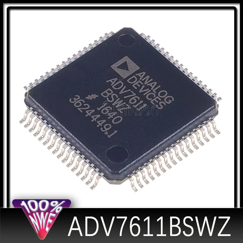 1~10pcs/lot ADV7611BSWZ ADV7611BSW ADV7611 QFP64 100% Brand New Original