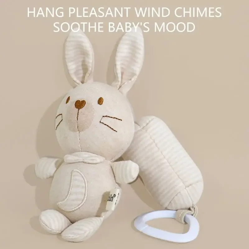 Lit bébé en coton naturel, jouet Mobile pour développement sensoriel 0 à 12 mois, siège voiture, poussette, carillon
