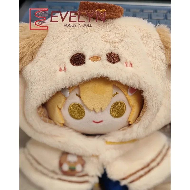 Evelyn（Doll）10cm Plush Clothes Cloak Outfit Stuffed Toy Baby Doll's Accessories for Love and Deepspace Idol Dress Up Clothes