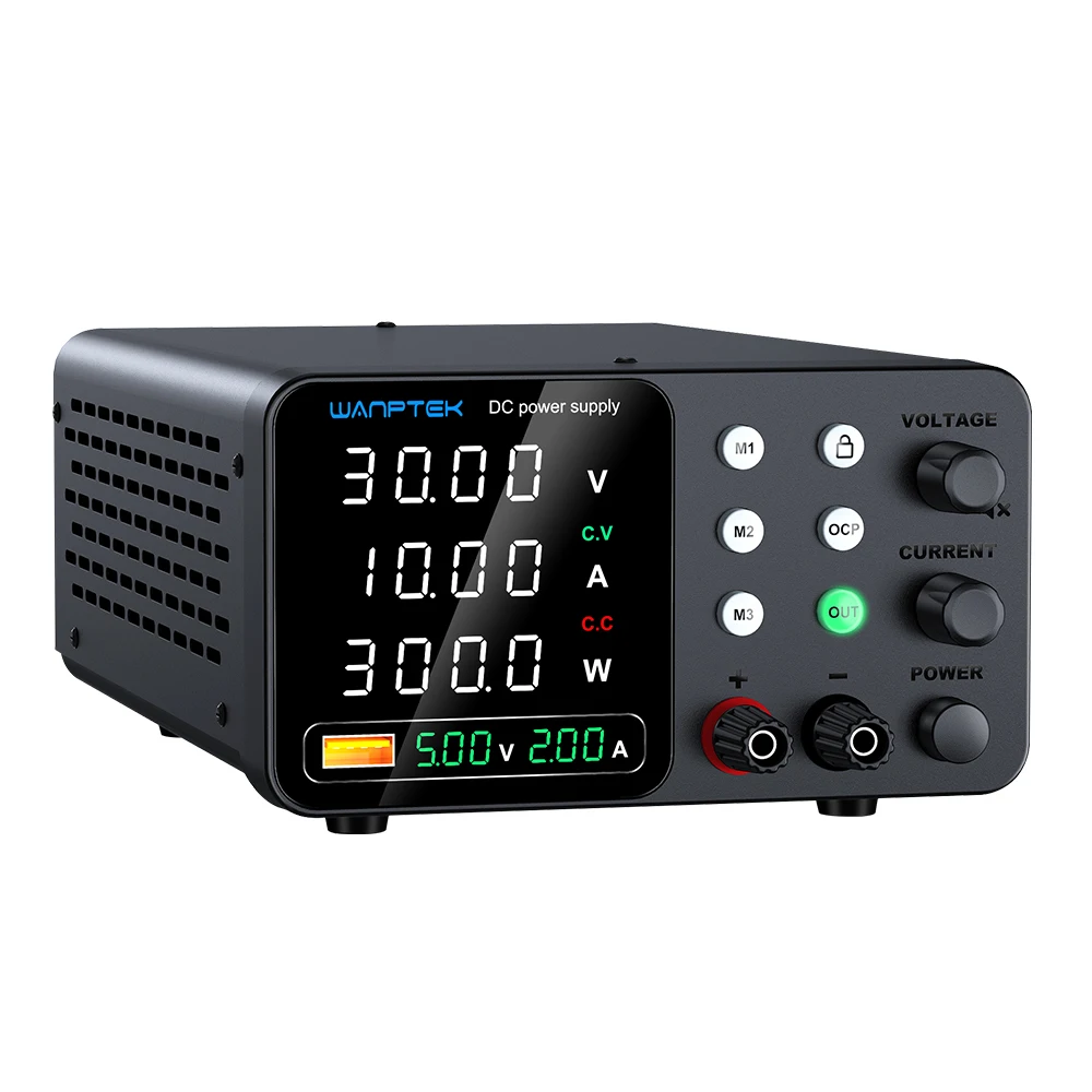 TPS-C storage DC power supply adjustable switch voltage regulator USB fast charger maintenance OVP, OCP, OUT