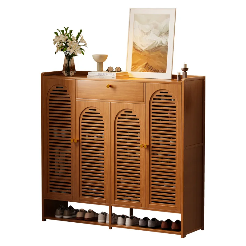 

Shoe cabinet entrance door multi-layer shoe rack household living room locker simple storage