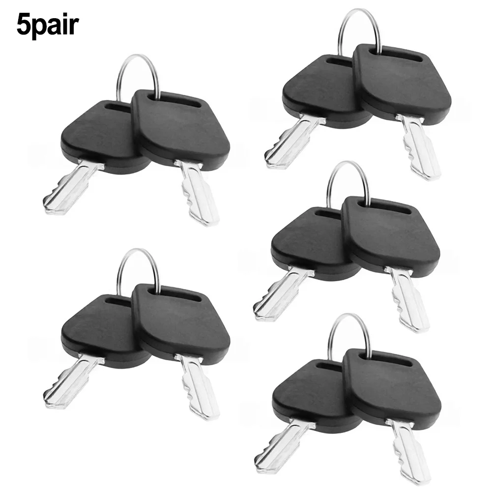 Lawn Equipment Accessory Pack Featuring a Complete Set of Ten Keys Designed Specifically for Multiple Rider Machines