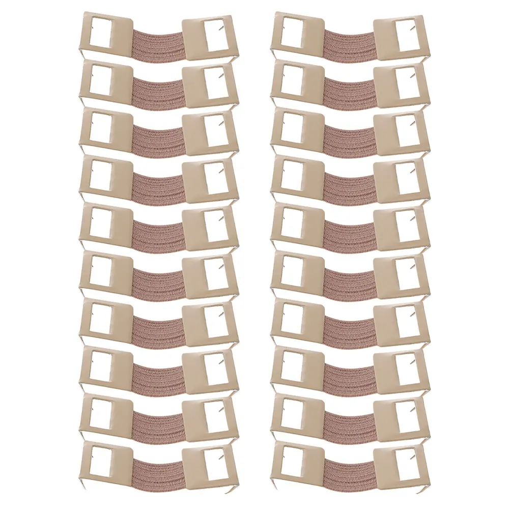 

20Pcs Fastener Buckle for Bandage Aluminum Clips Elastic Fixing Holder Easy to Use Clip for Medical and Daily Use