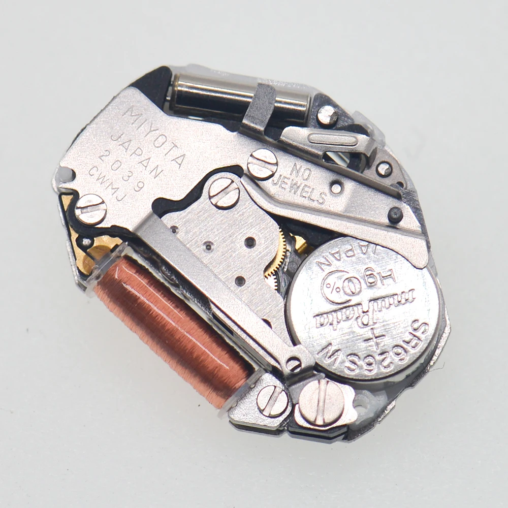 Miyota 2039 Watch Movement  Japan For High 3 Hands Quartz Watch Electronic Watch Repair Parts Replacement accessories
