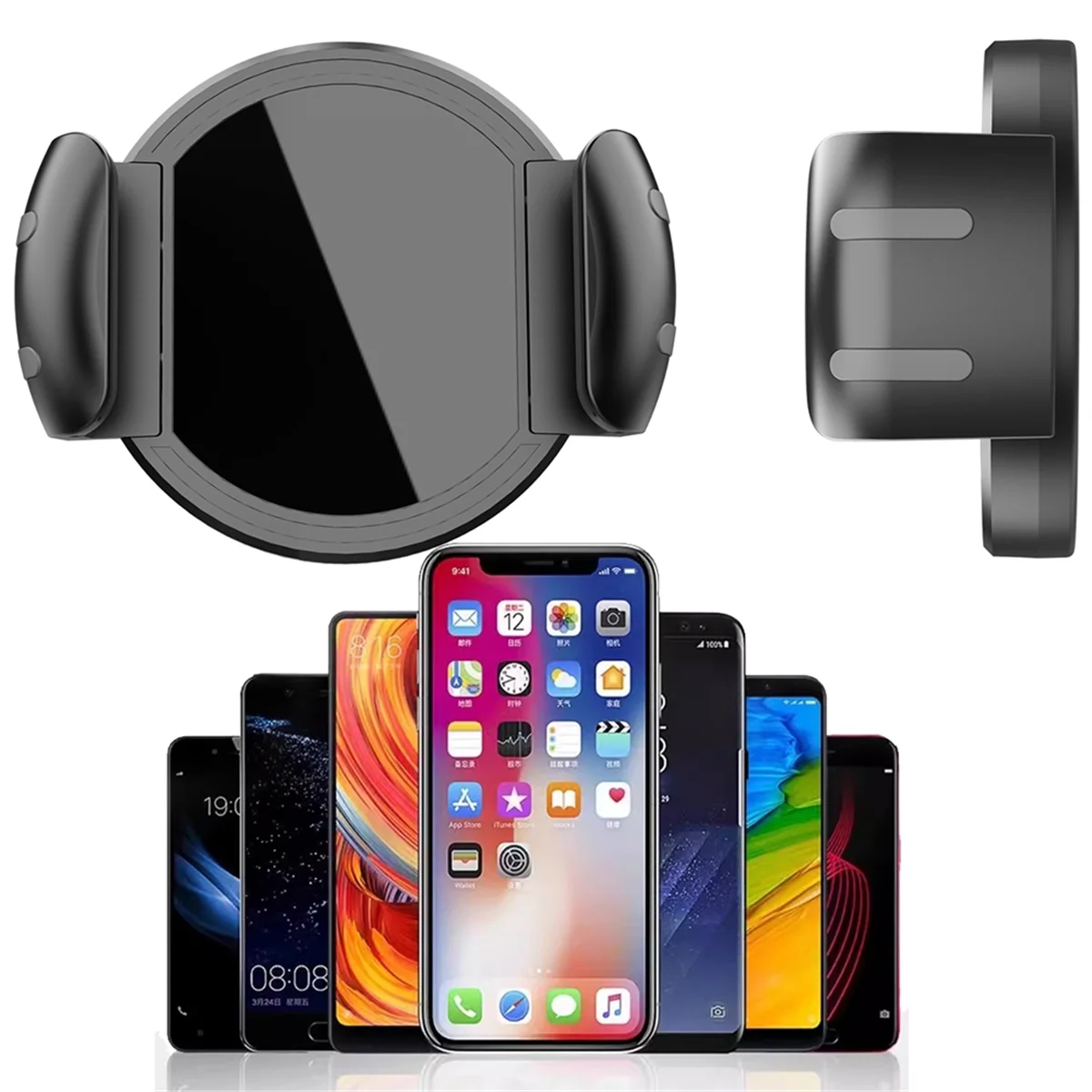 ABNJ Universal Magnetic Phone Holder for Magnet Cellphone Car Mount for Kitchen Refrigerator Bathroom