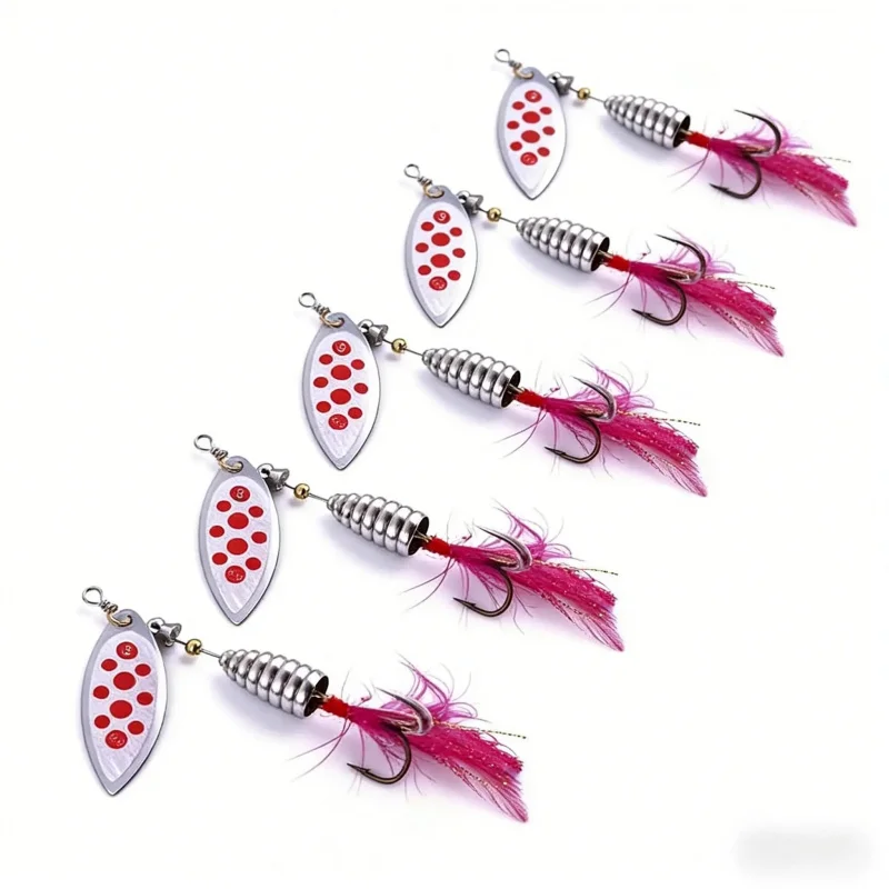 

Набор вращающихся приманок из композитных материалов с блестками 13G 8CM, бионические приманки для ловли баса и мандариновой рыбы, снасти для пресноводной и морской рыбалки