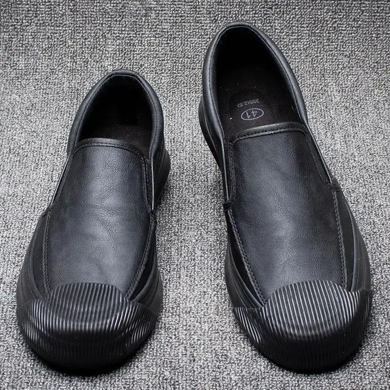 Dress Shoes Leather Men Fashion 2024 Formal Man Casual Shoe Flat Business Shipping Free Delivery New In Legitimate Slip-on Pu