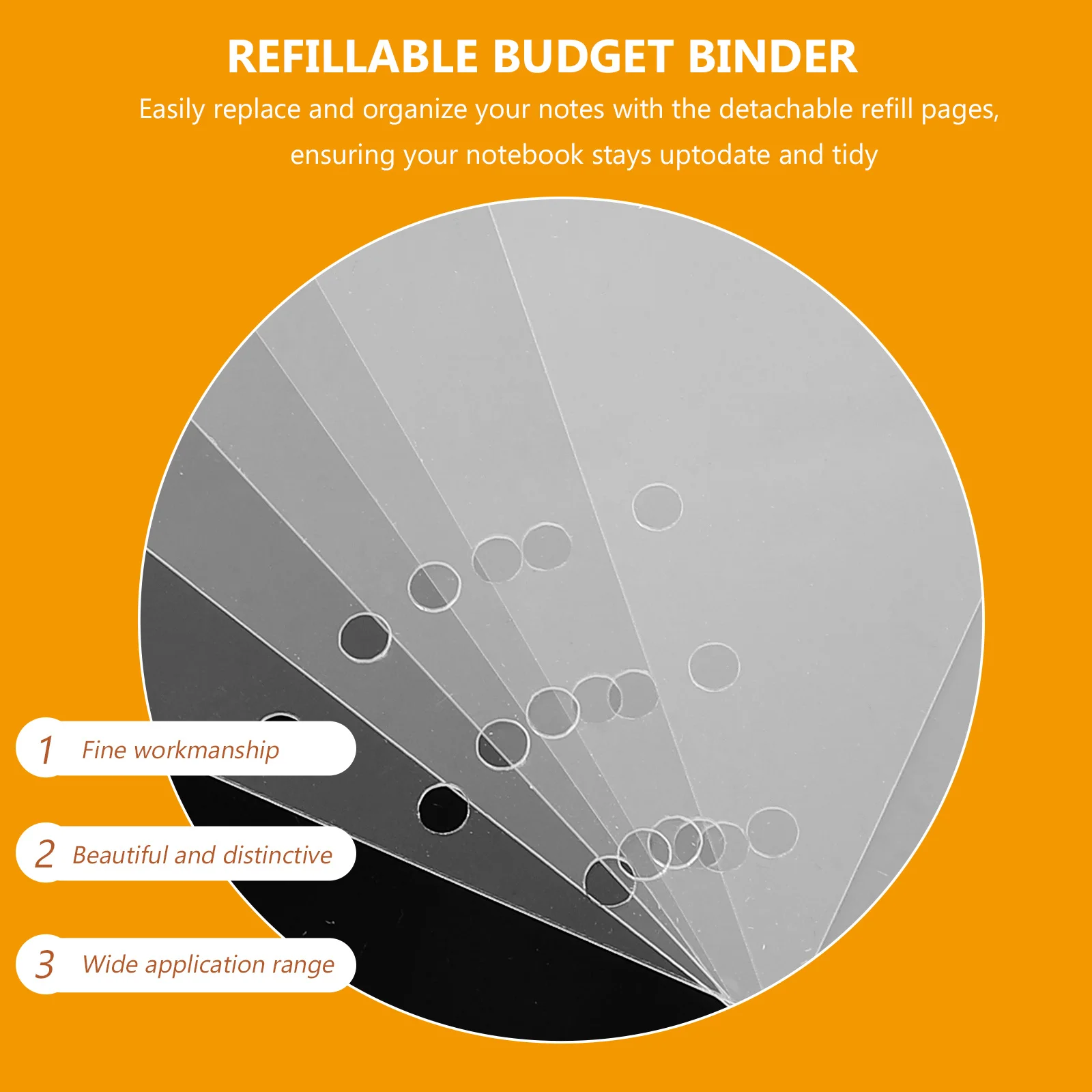 6 قطعة دفتر ملاحظات من الأكريليك الشفاف قابل لإعادة الملء الميزانية A6 لتقوم بها بنفسك غطاء مخطط مجلة شفافة الموثق غلاف دفتر أوراق فضفاضة