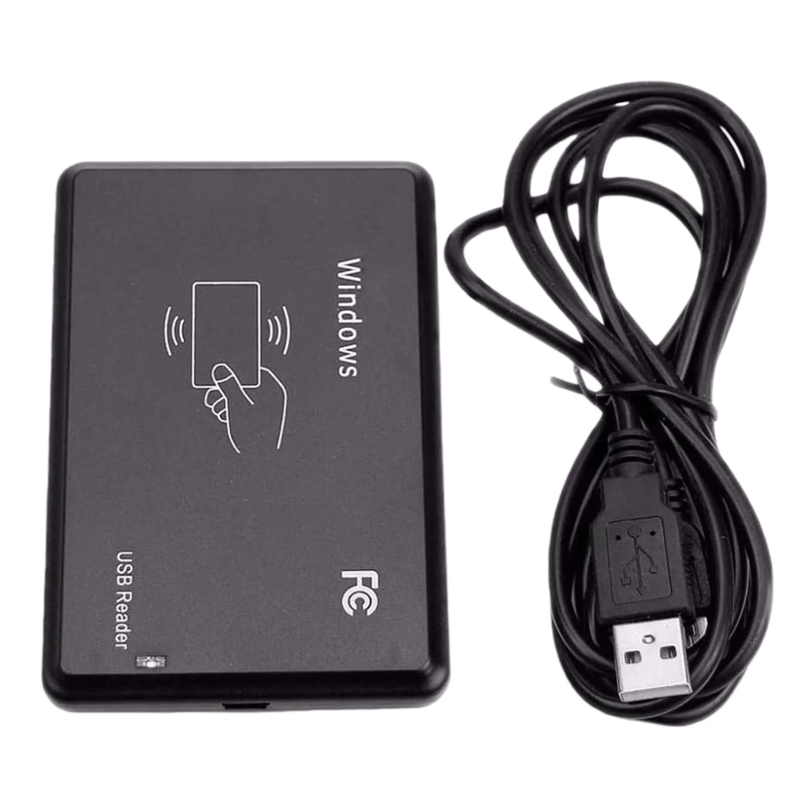 125kHz 13.56MHz Smart RFID Card Issuer USB Driverless Contactless Reading Machine Property Authorization Card Reader