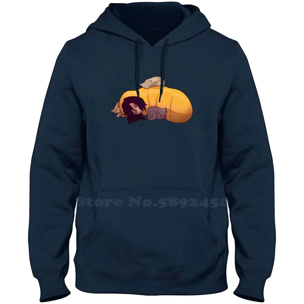 Cat Nap-Aizawa Shouta 100% Pure Cotton Hoodie Aizawa Shouta Shota Boku No Hero Academia Bnha Mha Anime Cute Cat Chibi Pet