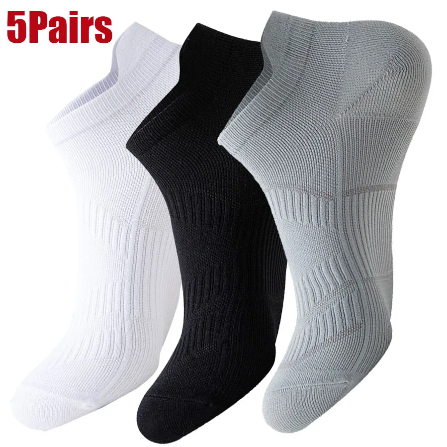 

Sweat-absorbent Sports Socks Men Women Short Sock Ankle Protection Breathable Athletic Marathon Fitness Low Cut Ankle Socks