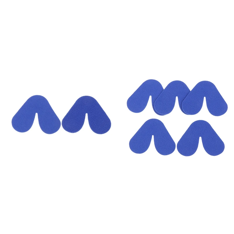 2 упаковки носовых подушечек для маски CPAP, универсальная подушечка для носа, защита от морщин, вентилятор, подушечка для носа, доступ к полоску