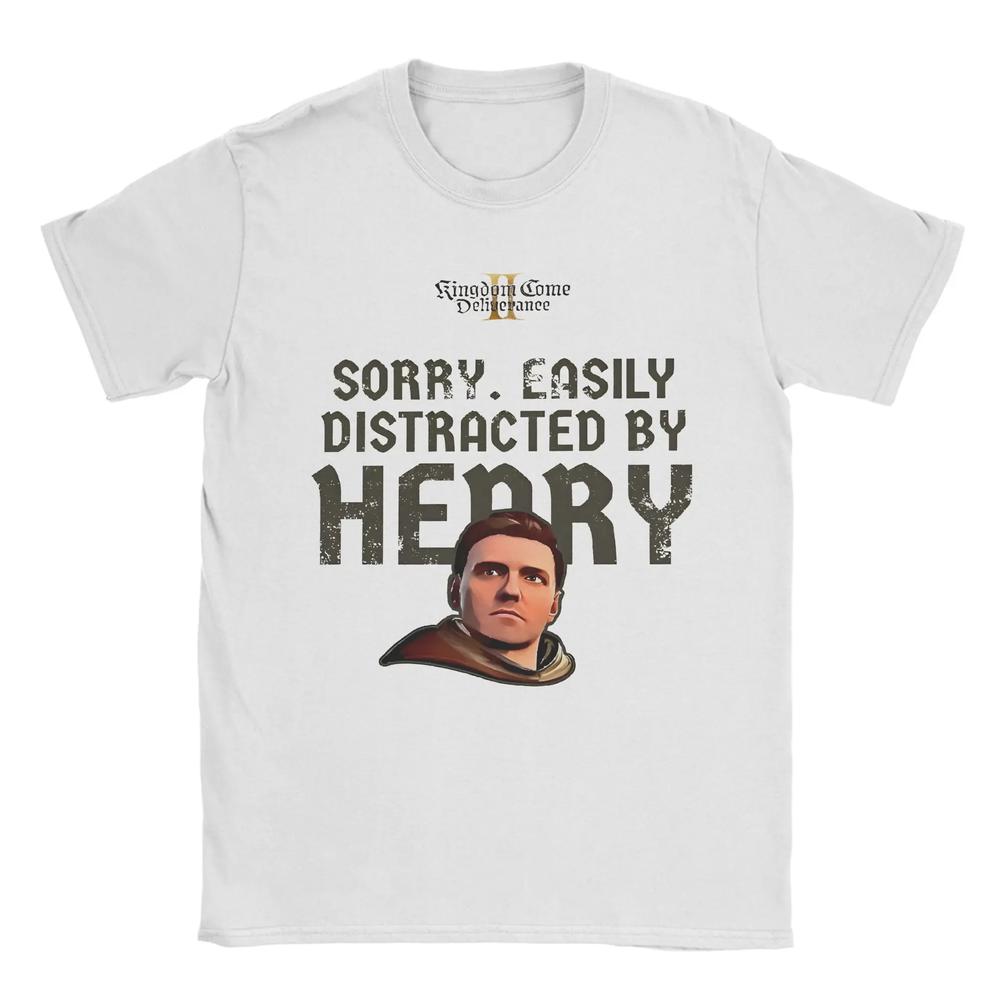 تي شيرت كاجوال Kingdom Come Deliveryance II للجنسين برقبة دائرية وأكمام قصيرة ملابس صيفية قطنية #1