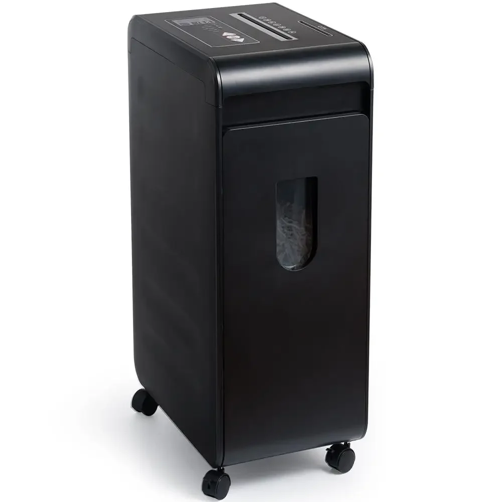22 Sheets 42L Paper Shredder 4 Level 24 Hour Run Time Cross Cut CD Manual Document Destroyer Equipment for Office Commercial