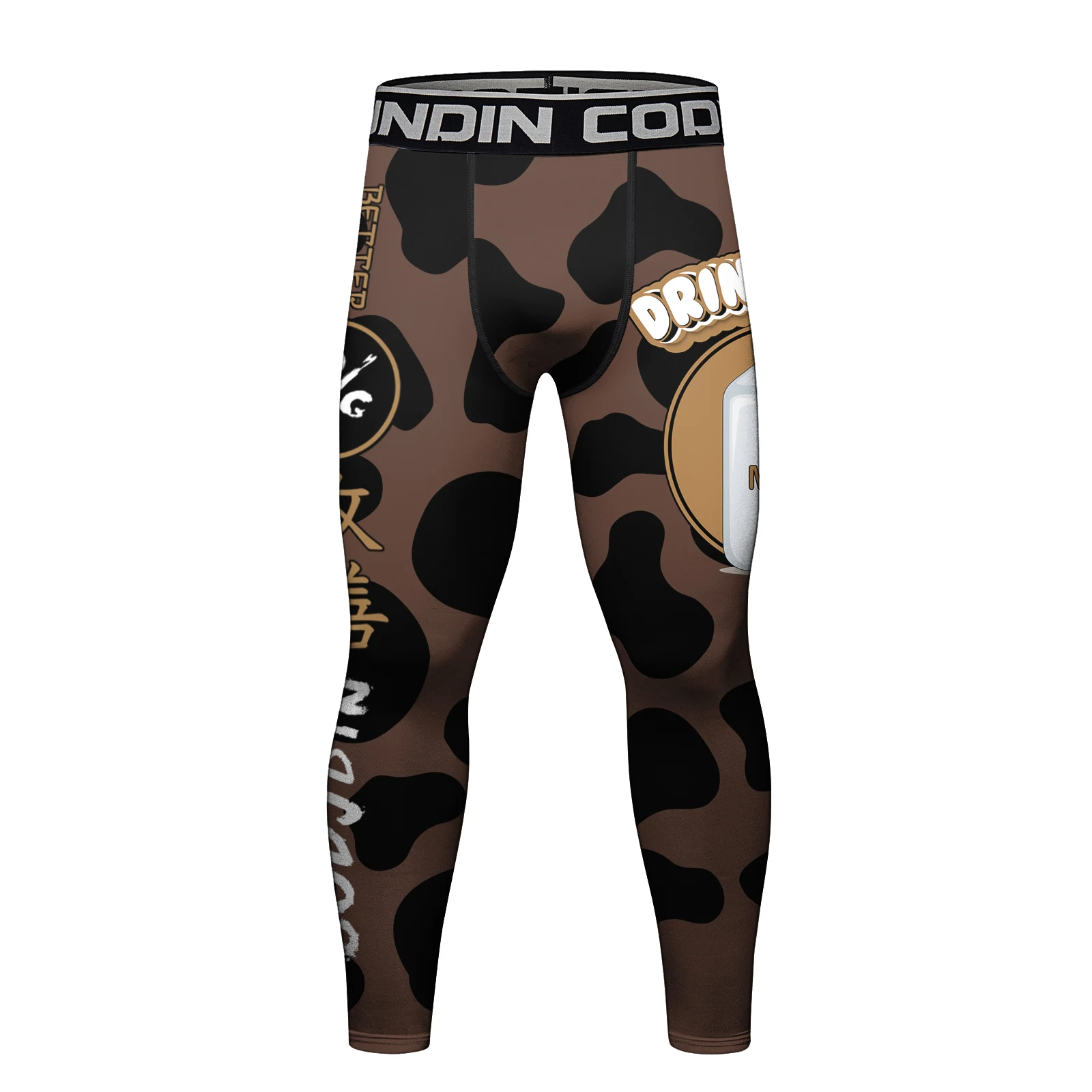 Cody Lundin 2025 New Men MMA BJJ Muay Thai Leggings Brazilian Jujutsu Fighting Fitness Training Tight Pants Compression Leggings