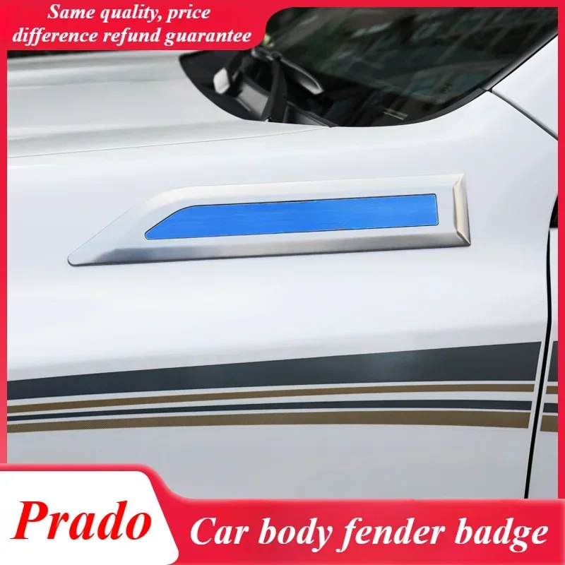 Fender Decor Body Side Stripes and Emblems Decorative Accessories Styling Motification Customization for 2018-2019 Toyota Prado