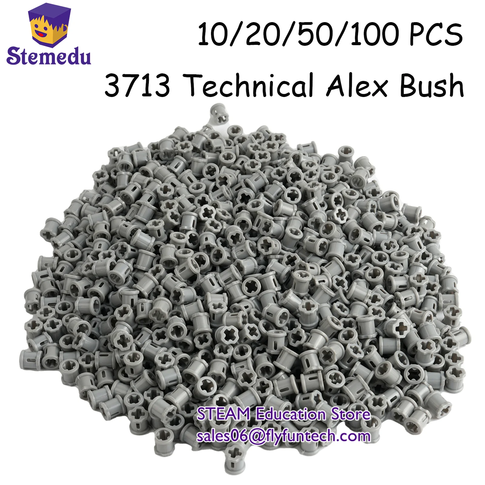 

Разъем MOC Technical Parts BUSH FOR CROSS AXLE 6590 3713, строительные блоки, кирпичи, совместимые с LegoED для детей, игрушки для мальчиков