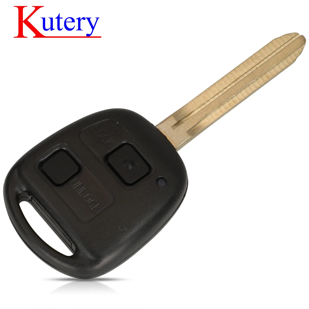 jingyuqin 50171 Remote Key 2/3 BTN 433MHZ 4D67/4D68 Chip For Toyota Avensis Kluger RAV4 Lexus ES300 GS300 TOY43 TOY48 blade