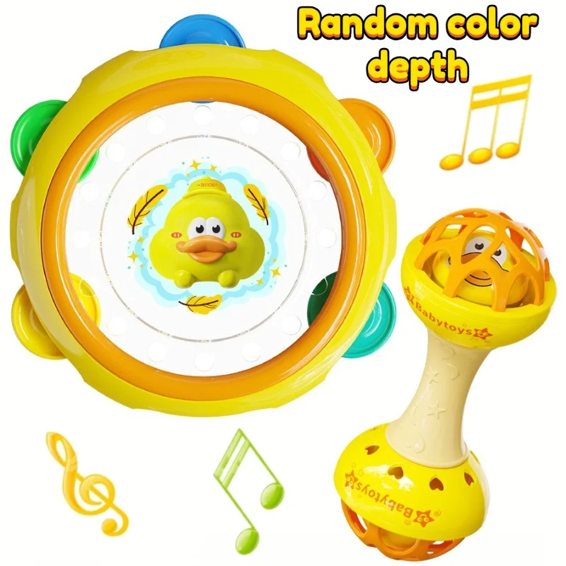 Set di 2 tamburi per bambini che fanno suoni quando lo stress, perfetti come regalo per Natale, Capodanno e Ringraziamento