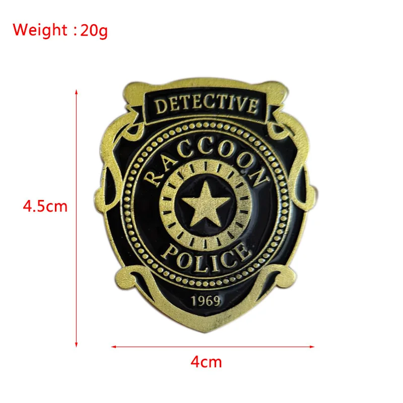 Raccoon Police Department Resident Evil movie badge Enamel Pin brooch jewelry Backpack Decorate