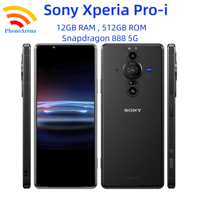 Sony Xperia Pro-i XQ-BE72 512 ГБ ПЗУ 12 ГБ ОЗУ Глобальная версия Dual Sim Оригинальный 6,5-дюймовый мобильный телефон OLED Snapdragon с отпечатками пальцев NFC