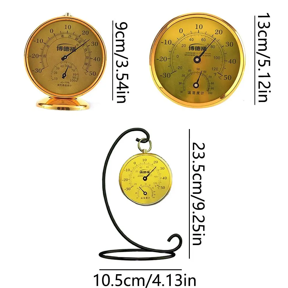 Кнатный термометр с большими цифрами, точный датчик температуры и влажности, экономия места, без батареи, водонепроницаемый подвесной гигрометр