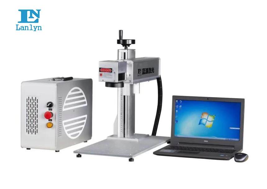 金属/プラスチック/タグ/キーホルダー/ペン用の3Dカラープリントファイバーマーキングマシン