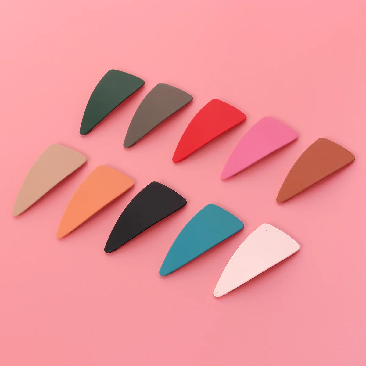 

10Pcs Simple Design Hair Pins Durable Snap Clips for Women Wedding Party Meeting Appointments Accessories