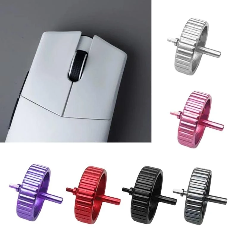 Rodillo de ratón con rueda de desplazamiento de polea metálica de ratón de Color para ratón Thunderobot ML903 para diseñadores de jugadores y Control preciso de oficina