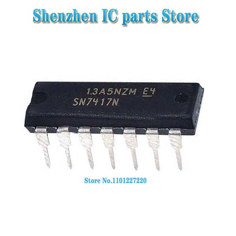 10pcs/lot  SN7417N SN7417 7417 DIP-14 In Stock