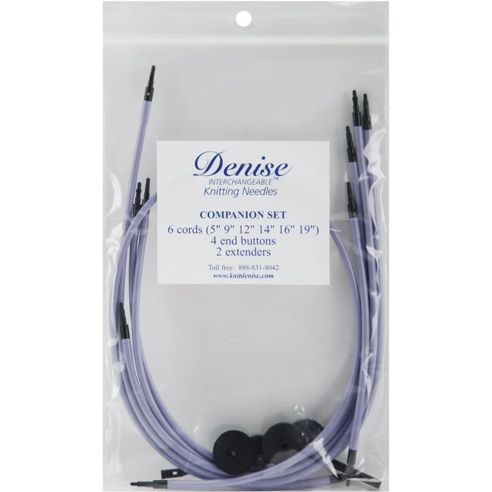 

Interchangeable Knit and Crochet Needle Set, Lavender