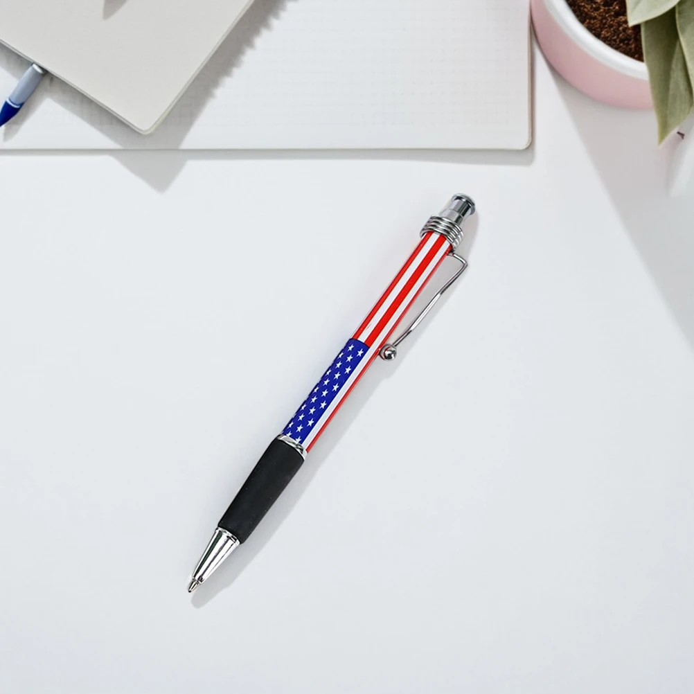 

10pcs British Flag Pattern Ballpoint Pen Smooth Writing Black Ink For Office Home School Use Patriotic Uk Themed Writing