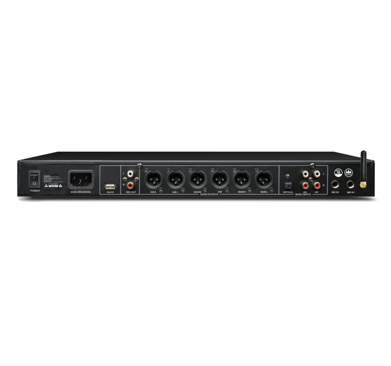 Metal Body Microphone Preamplifier Professional Karaoke Audio Device