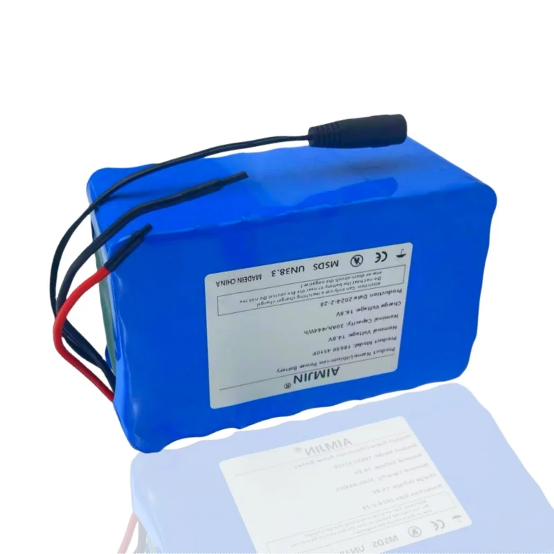 4S10P 30000mAh 444Wh 14.8V بطارية ليثيوم مع BMS للعاكس الذكية روبوت معدات عالية الطاقة الخ #2