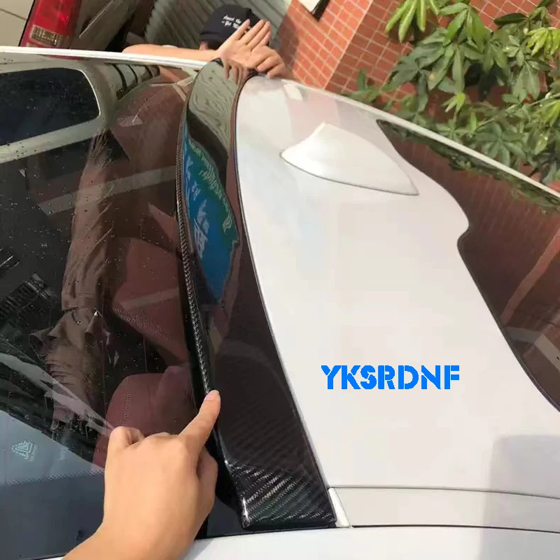 For BMW 5 Series G30 G38 540i 530i Real High quality Carbon Fiber Roof Spoiler High Quality Rear Wing Trunk Top Lip Spoiler